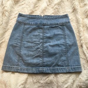 Free People Denim Skirt